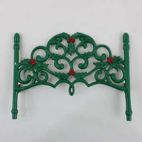 Goodnight Christmas Iron Doll Bed Decorative Headboard Footboard