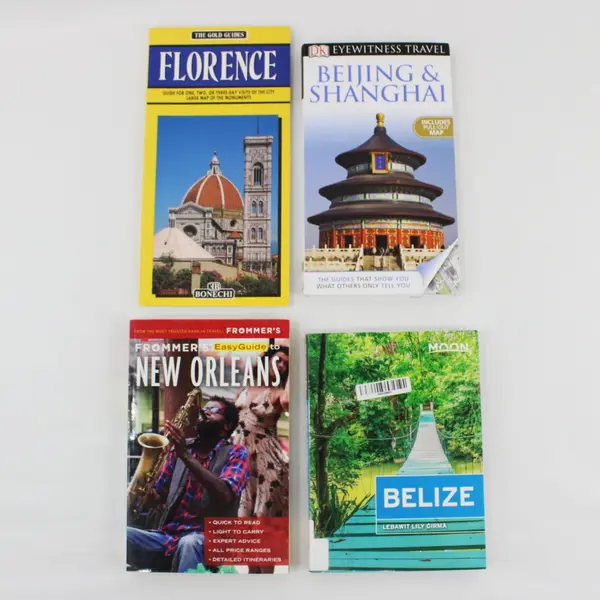 Lot of 4 Travel Guide Books 1994-2022 Trip Planning Reference Various Cities