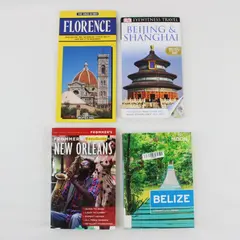 Lot of 4 Travel Guide Books 1994-2022 Trip Planning Reference Various Cities