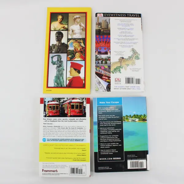 Lot of 4 Travel Guide Books 1994-2022 Trip Planning Reference Various Cities