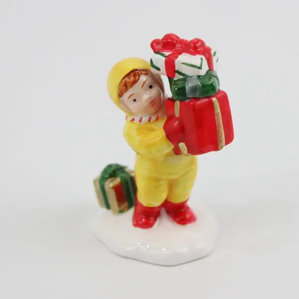 Department 56 Snow Village Christmas Kids Figures Set of 5 FLAWED