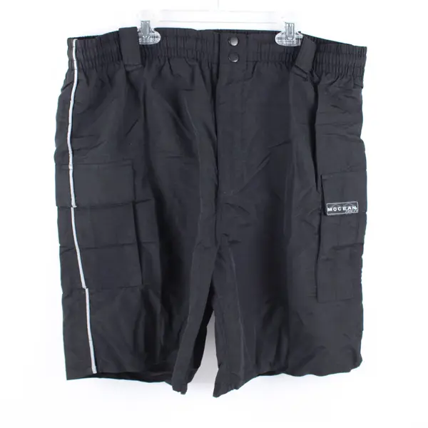 Mocean Tech Men's Black Shorts Reflective Trim XL