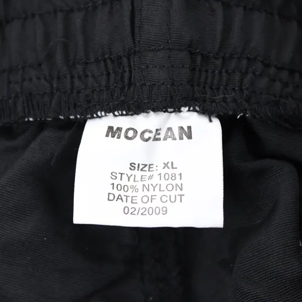 Mocean Tech Men's Black Shorts Reflective Trim XL