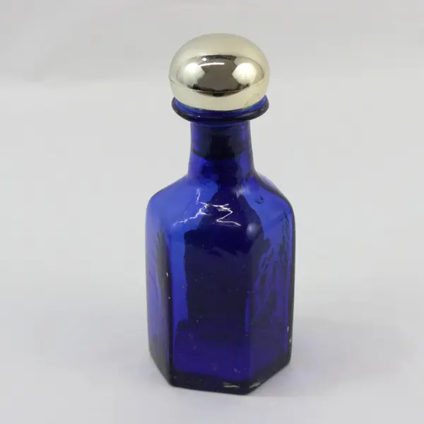 Vainilla Tecul 250ml Empty Blue Glass Vanilla Extract Bottle