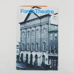 1984 Ford's Theatre Tour Book & Brochure Stanley W. McClure Lincoln History
