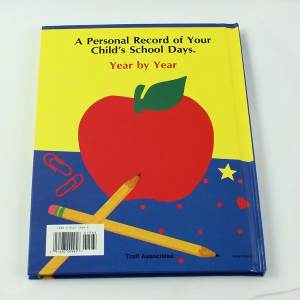 School Days Journal Album Hardcover Troll Associates Memory Book