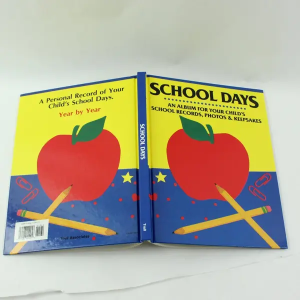 School Days Journal Album Hardcover Troll Associates Memory Book