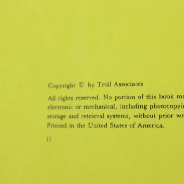 School Days Journal Album Hardcover Troll Associates Memory Book
