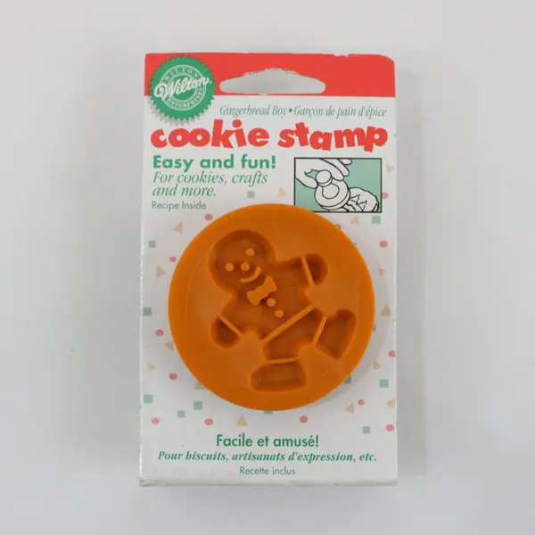 1998 Wilton Gingerbread Boy Cookie Stamp