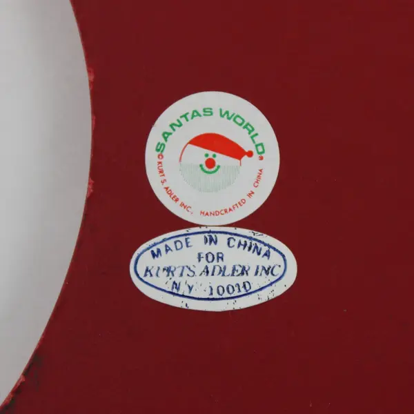 Kurt S. Adler Santa's World Merry Christmas Wooden Wall Hanging 13.5in