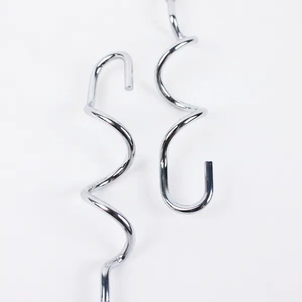 Generic Stand Mixer Dough Hooks Replacement Pair 7.5in Used