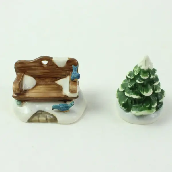 M.I. Hummel Bavarian Village Bench Figurine 827024 2-Piece Set Goebel New