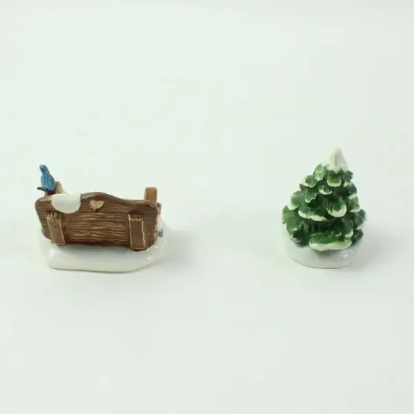 M.I. Hummel Bavarian Village Bench Figurine 827024 2-Piece Set Goebel New