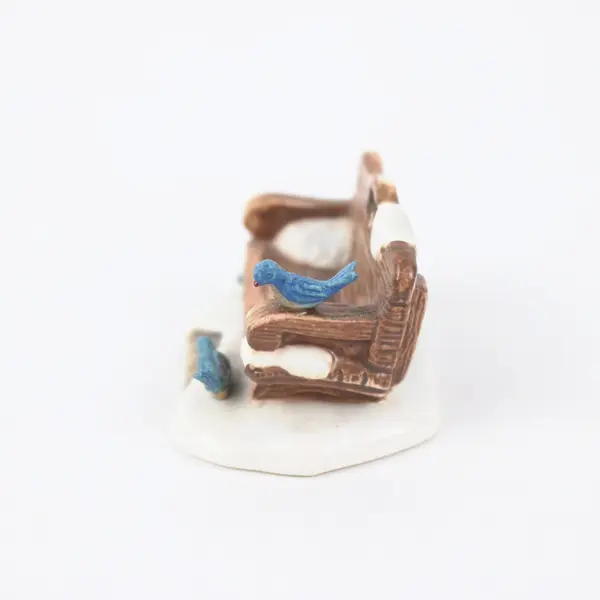 Hawthorne Village Bavarian Village Collection Bench Figurine Collectible No Box