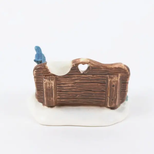 Hawthorne Village Bavarian Village Collection Bench Figurine Collectible No Box