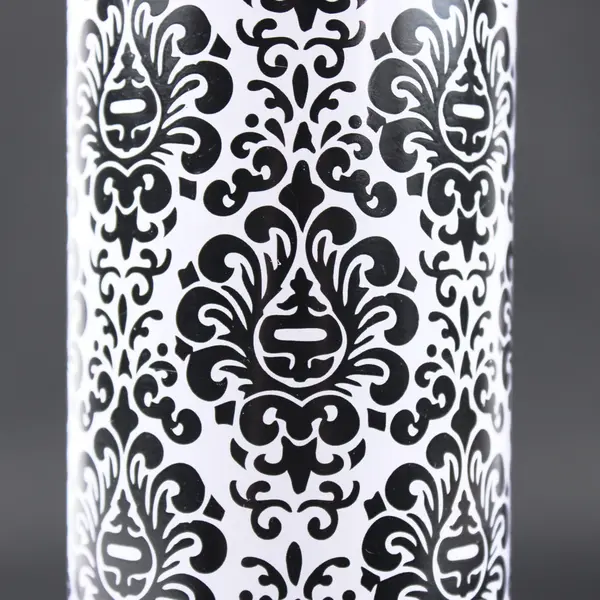 White Damask Insulated Stainless Steel Water Bottle Screw Cap Pre-Owned