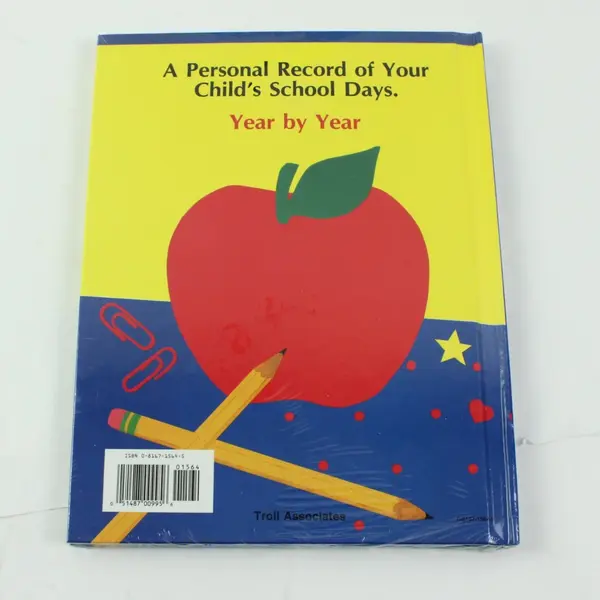 School Days Journal Album Hardcover Troll Associates Memory Book Sealed