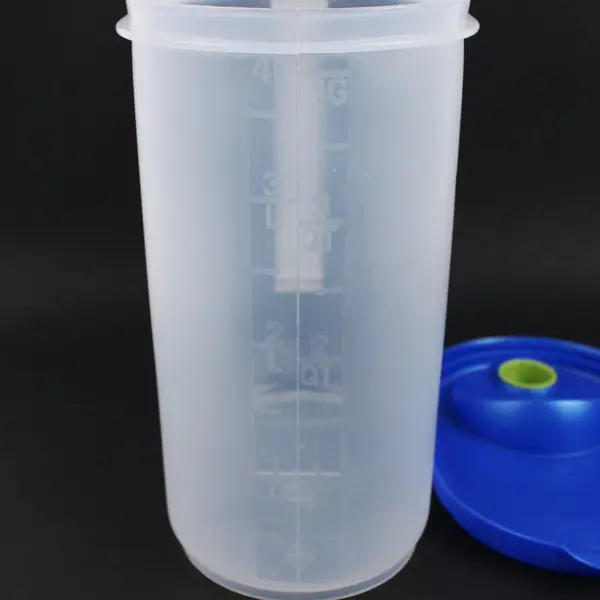 Sterilite 4 Liter Pitcher Translucent Blue Lid Lime Press Tab