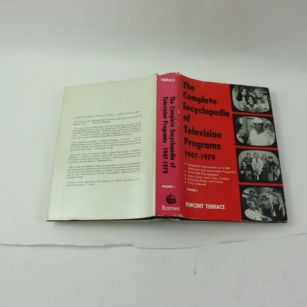 Complete Encyclopedia of Television Programs 1947-1979 Vincent Terrace Volume 1 