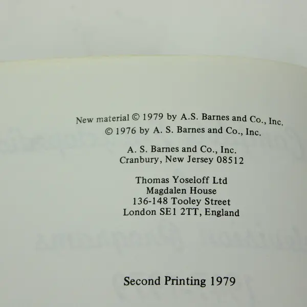 Complete Encyclopedia of Television Programs 1947-1979 Vincent Terrace Volume 1 