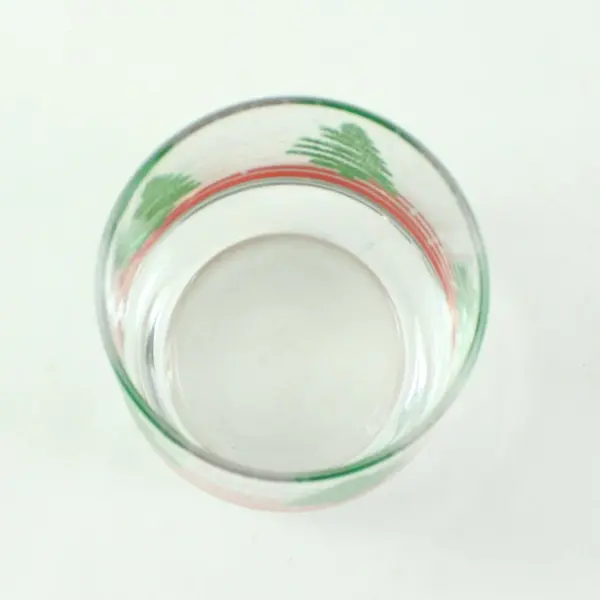 Libbey Christmas Tree Lowball Old Fashioned Cocktail Glass