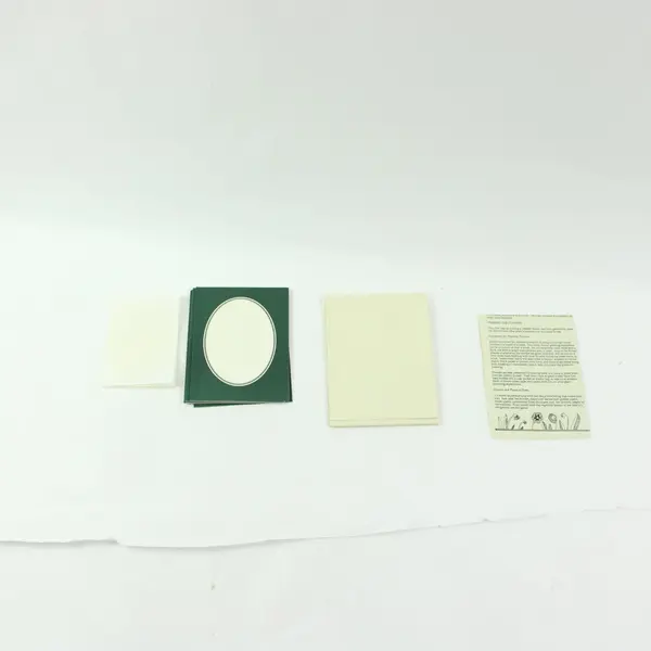 1989 Manhattan Farms Pressed Flower Greeting Card Kit Set of 6