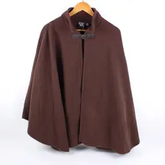 Planet Gold Women's Brown Fleece Capelet One Size