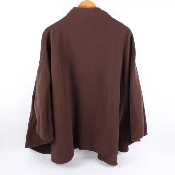 Planet Gold Women's Brown Fleece Capelet One Size