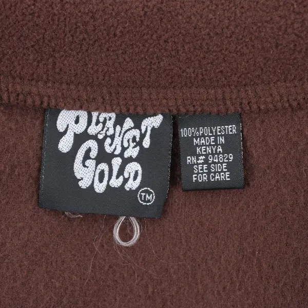 Planet Gold Women's Brown Fleece Capelet One Size