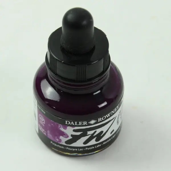 Lot of 6 Daler Rowney FW Acrylic Ink 29.5ml Used