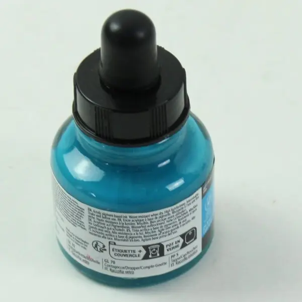 Lot of 6 Daler Rowney FW Acrylic Ink 29.5ml Used