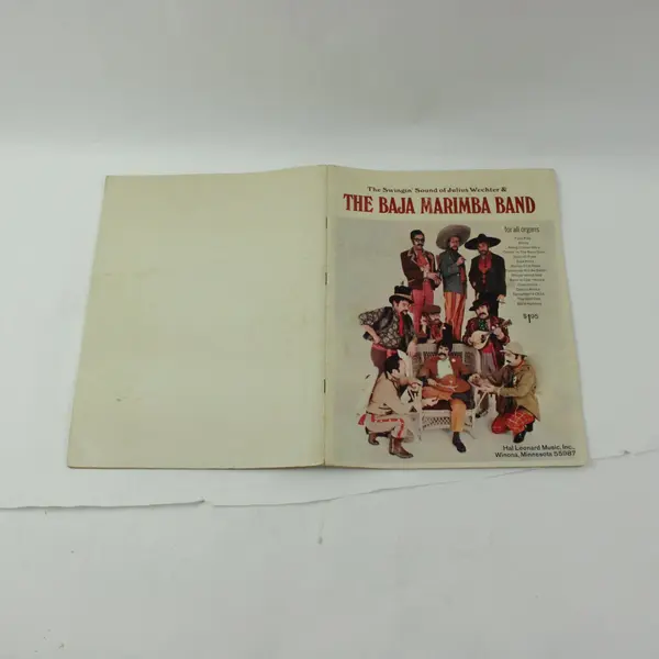 Vintage Julius Wechter Baja Marimba Band Organ Sheet Music Book 1960s