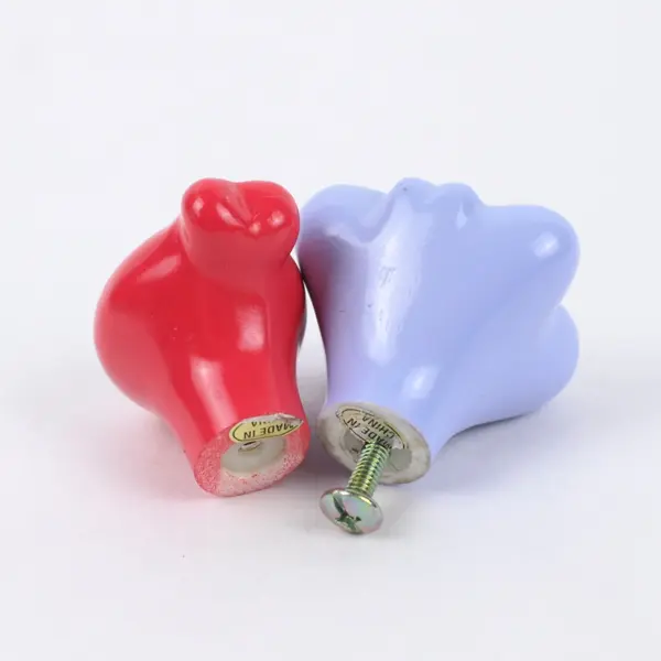 Ceramic Ladybug & Butterfly Drawer Pulls Set Cabinet Hardware