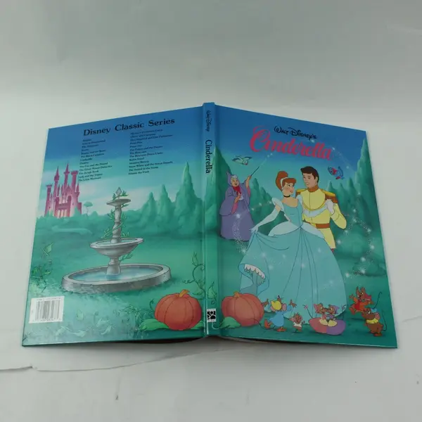 Vintage 1993 Disney Classic Book Cinderella Adapted by Lisa Ann Marsoli HC Good
