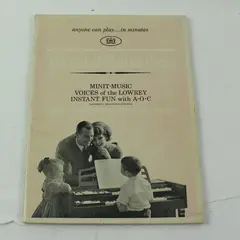 Fun With the Lowrey Organ 1958 Vintage PB Instruction Book Learning to Play