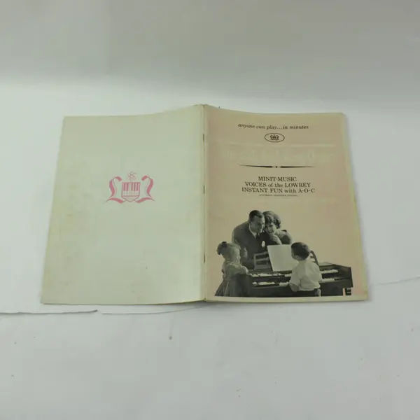 Fun With the Lowrey Organ 1958 Vintage PB Instruction Book Learning to Play