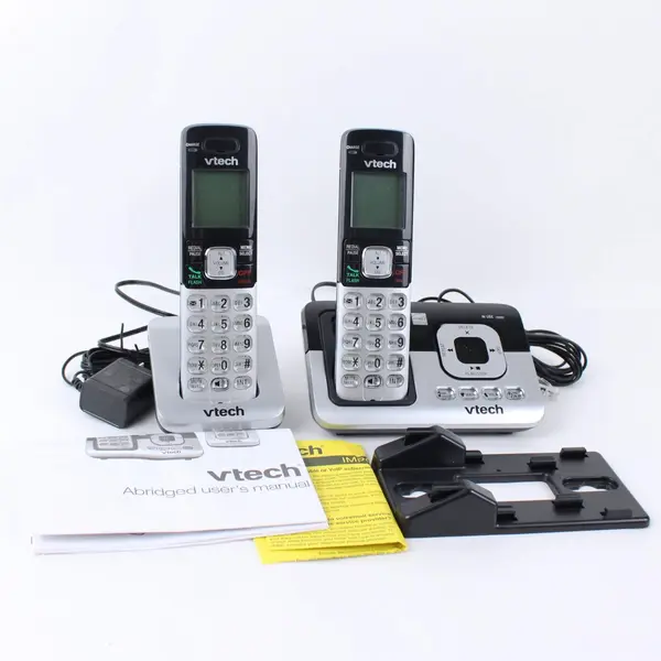 VTech CS6829-2 DECT 6.0 Cordless Phone Answering System 2 Handsets
