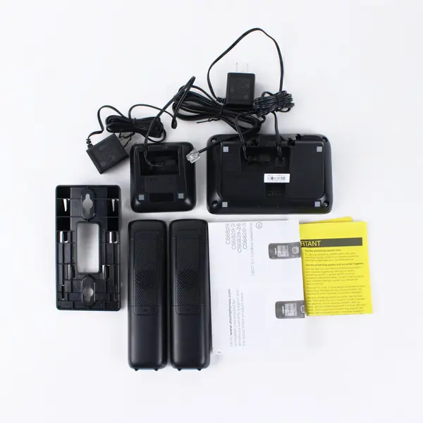 VTech CS6829-2 DECT 6.0 Cordless Phone Answering System 2 Handsets
