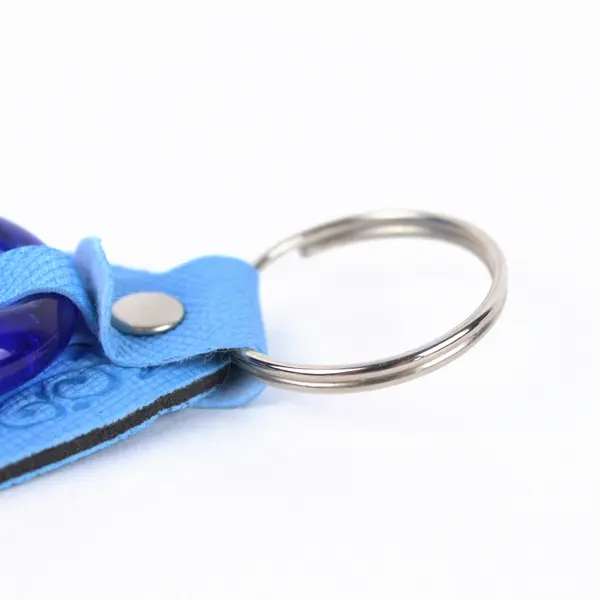 Evil Eye Hamsa Hand Keychain Blue Nazar Charm 3.5"