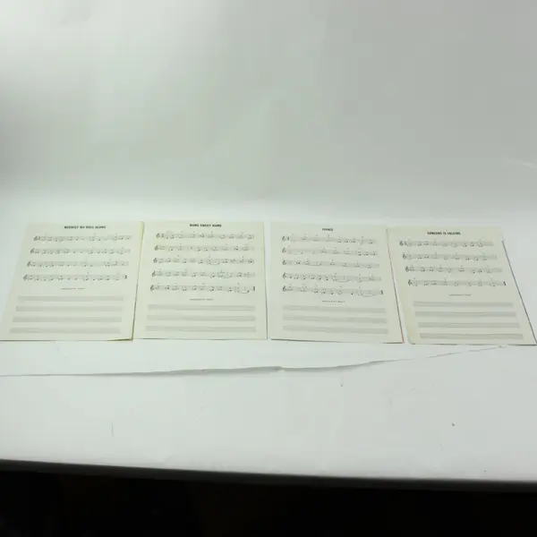 1967 Lot of 4 Lowrey's Wonderful World of Music Organ Sheet Music #1 2 7 & 8 