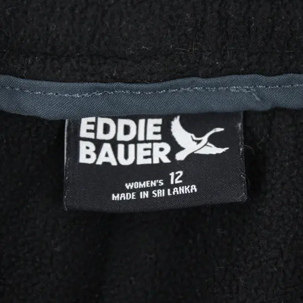Eddie Bauer Women's Size 12 Dark Gray Fleece-Lined Outdoor Pants