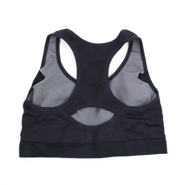 Women's Black Racerback Sports Bra Size XL