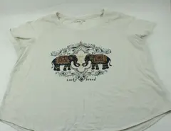 Lucky Brand Women's XXL Elephant Graphic T-Shirt Pre-Owned