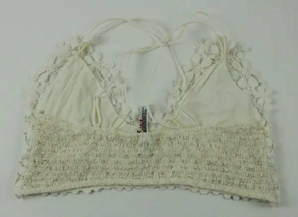 Free People Intimately Floral Lace Bralette Off White Women's XL
