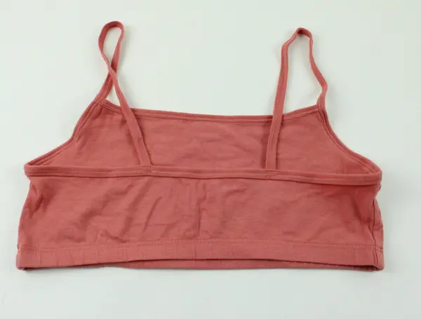 Hanes Women's Large Salmon Pink Unlined Spaghetti Strap Bra