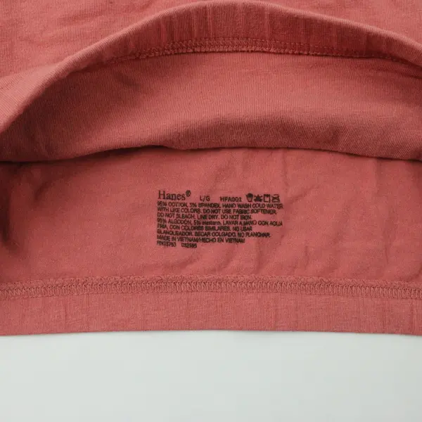 Hanes Women's Large Salmon Pink Unlined Spaghetti Strap Bra