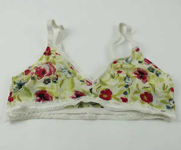 Target Women's Floral Sheer Bralette XL Multicolor Unlined