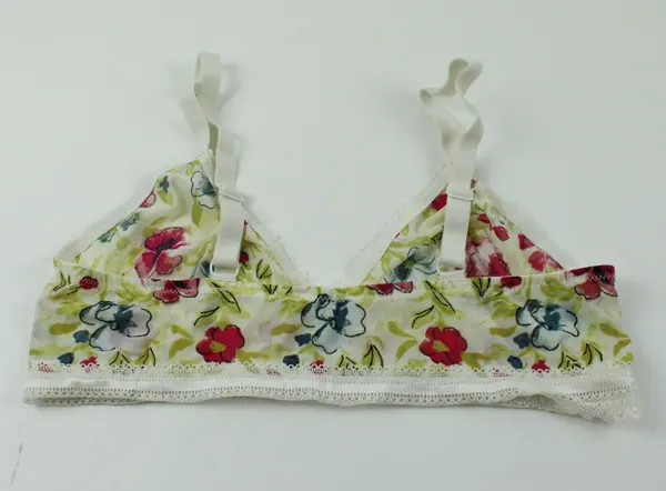Target Women's Floral Sheer Bralette XL Multicolor Unlined