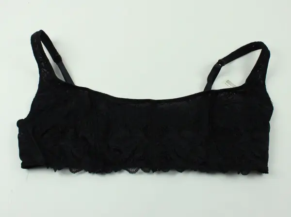 Free People Women's Black Lace Unlined Bralette XL