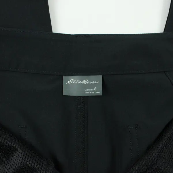 Eddie Bauer Women's Cargo Capri Pants Black Size 8